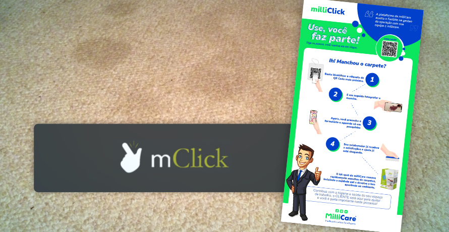 Maximize a eficiência com milliClick: a tecnologia revolucionária da MilliCare para gestão de limpeza